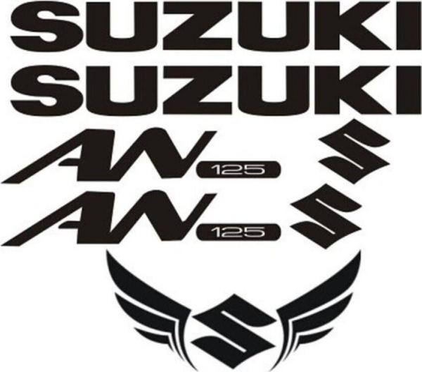 Suzuki An 125 Sticker Yapıştırma - Image 1