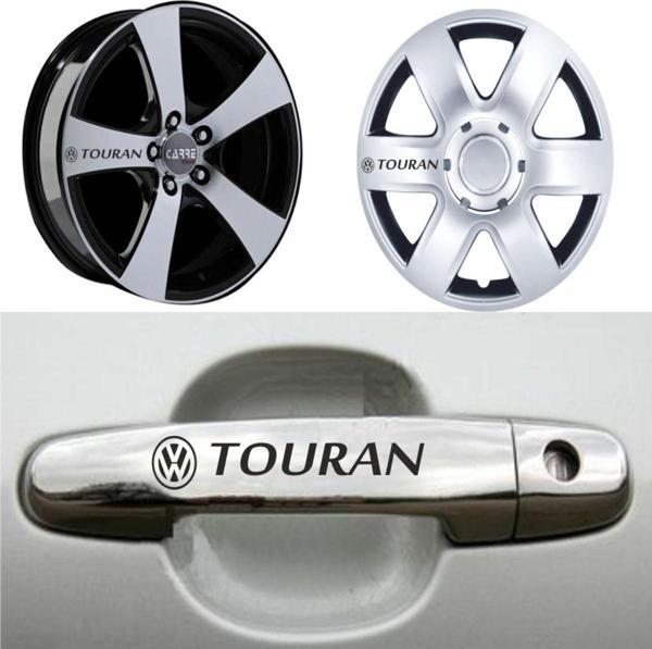 Touran Kapı Kolu Jant Sticker (10 Adet) Etiket Yapıştırma Z188 - Image 1