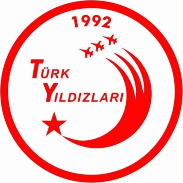 Türk Yıldızları Sticker 14 Cm 2 Adet - Image 1