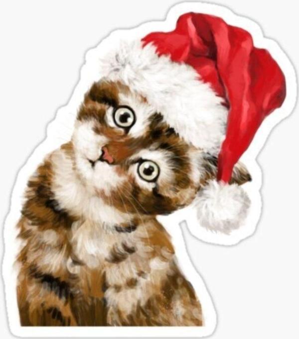 Ufak Bebek Kedi Araba Oto Sticker Etiket Renkli A7 - Image 1