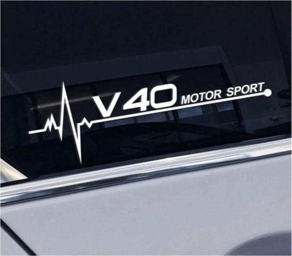 Volvo S40 Yan Cam Sticker Oto Kapı Çıkartma 20 x 7 cm - Image 1