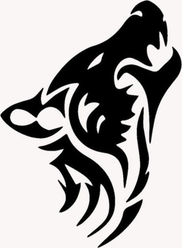 Uluyan Kurt Araba Sticker Arka Cam Yapıştırması - Image 1