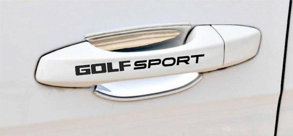 v w Golf Sport Kapı Kolu ve Jant sticker seti 8 adet yazı 551 - Image 1