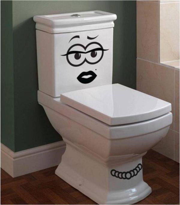 Wc Klozet Için Kokoş Sticker Yapıştırma Model1 - Image 1