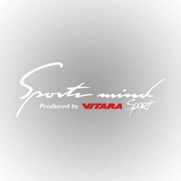 Vitara Sports Mind Oto Sticker 30 cm x 11 cm Beyaz yazı 485 - Image 1