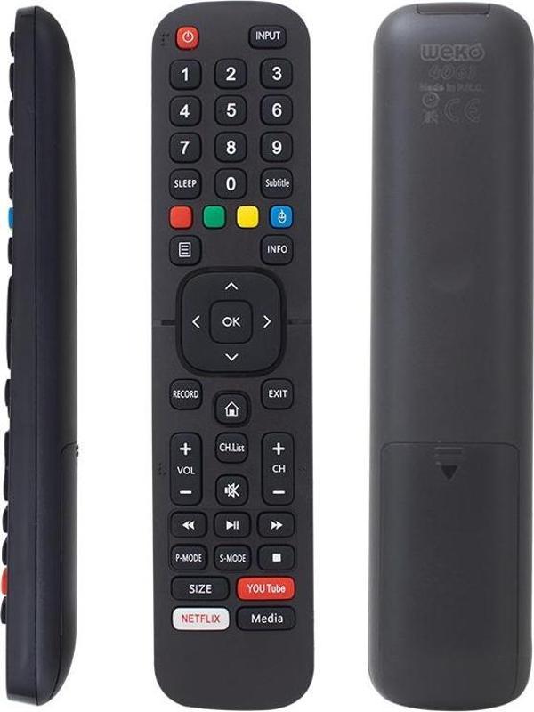 WEKO KL STRONG SMART NETFLIX-YOUTUBE-MEDIA TUŞLU LCD LED TV KUMANDA - Image 1