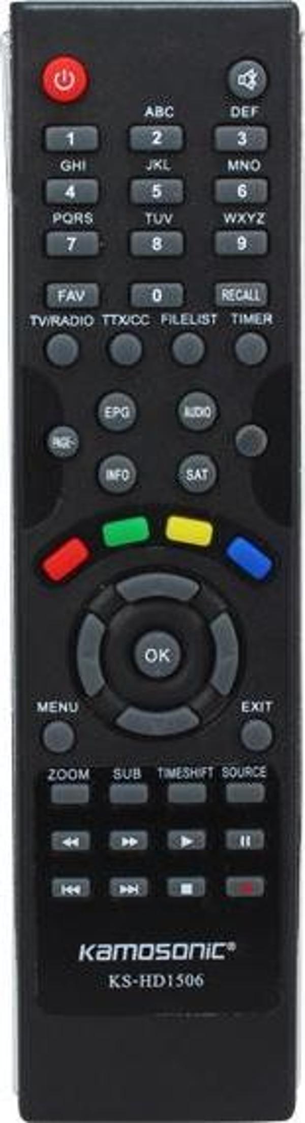 Weko K Kamosonic KS-HD1506 Neta HD300 340  Technobox Uydu Kumandası Uzaktan Kumanda - Image 1