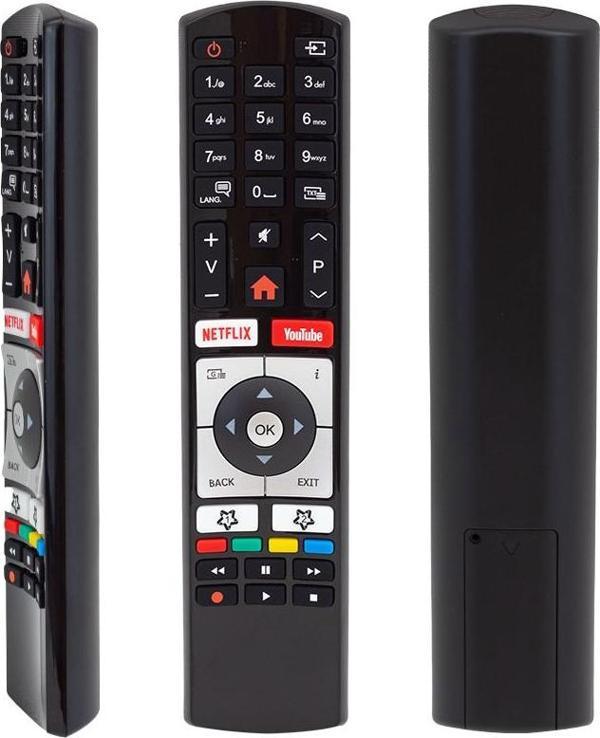 WEKO KL VESTEL RC4318 H0362A NETFLIX-YOUTUBE TUŞLU TV KUMANDA YAZISIZ (30100823) - Image 1