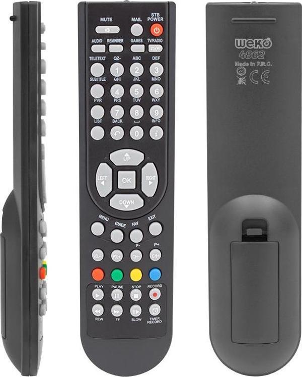 Weko KR Kujtesa HD Uydu Alıcı Kumandası Uzaktan Kumanda - Image 1