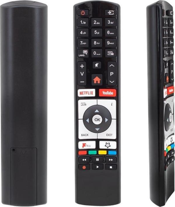 WEKO VESTEL RC4319 H0362B NETFLIX-YOUTUBE TUŞLU YAZISIZ TV KUMANDA 30100830 - Image 1