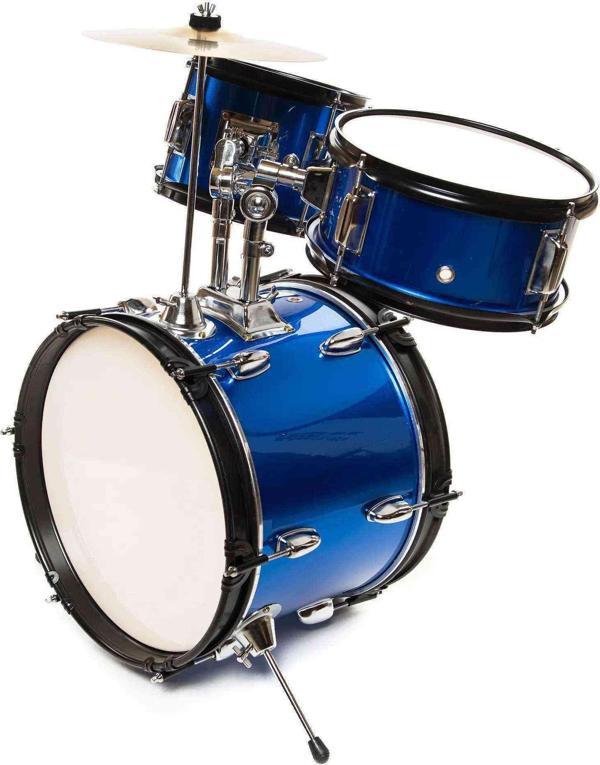 Opus Percussion CHS-148BL Çocuk Bateri Seti- Mavi - Image 1