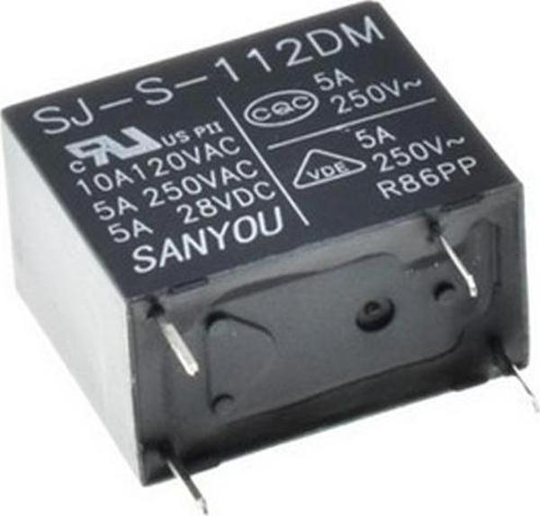 SJ-S-112DM 4 BACAK 5A 25OVAC RÖLE - Image 1