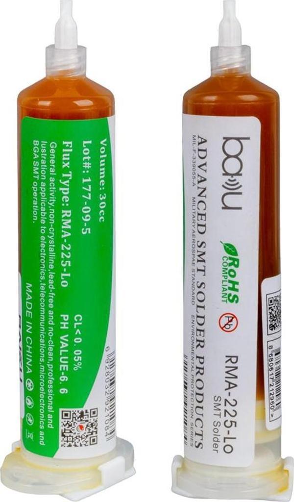 Ayt Baku RMA-225-LO 30cc Sıvı Flux Flaks Lehim Dağılma Önleyici Lehim Havya Gereçleri - Image 1