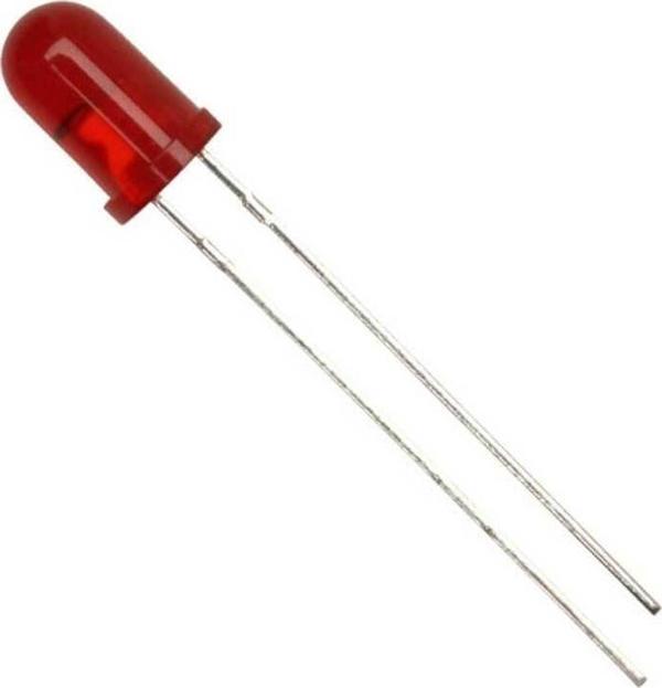 HALMET LED 5MM ŞEFFAF KIRMIZI - Image 1