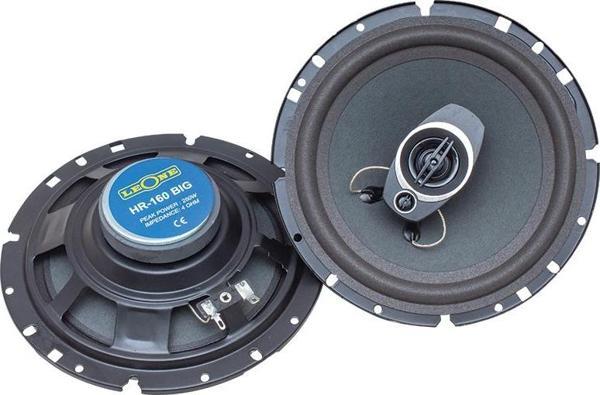 LEONE HR-160BIG 16 CM 250 WATT MAX 125 WATT RMS 3 YOLLU 2Lİ TAKIM KUTULU  OTO HOPARLÖR - Image 1
