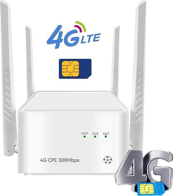 Ayt Powermaster 300 Mbps Kablosuz İç Mekan 4G Lte Sim Kart Destekli Bağımsız Modem Router Wifi Sinyal Güçlendirici - Image 1