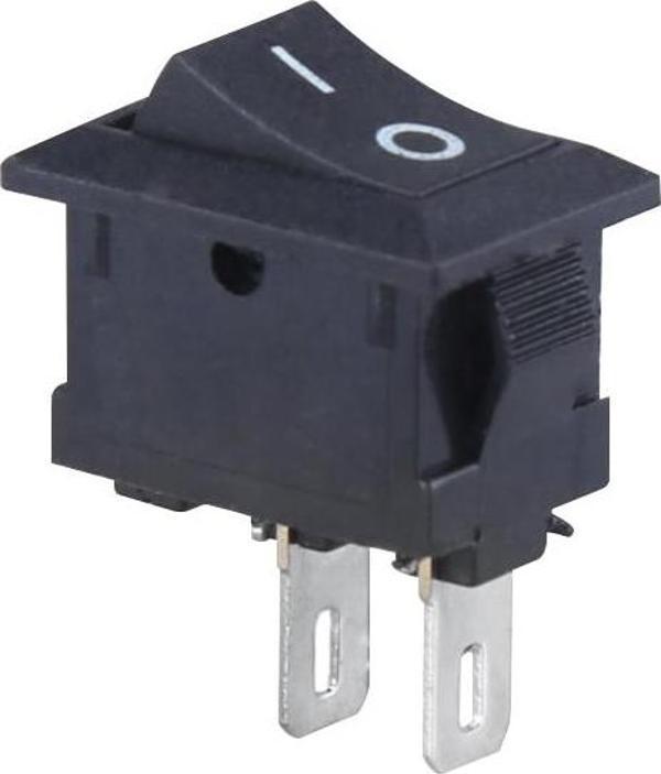 2 PİN SİYAH 3 AMPER - 250 VOLT YÜKSELTİCİ ANAHTARI (TK 91)(IC-120) - Image 1