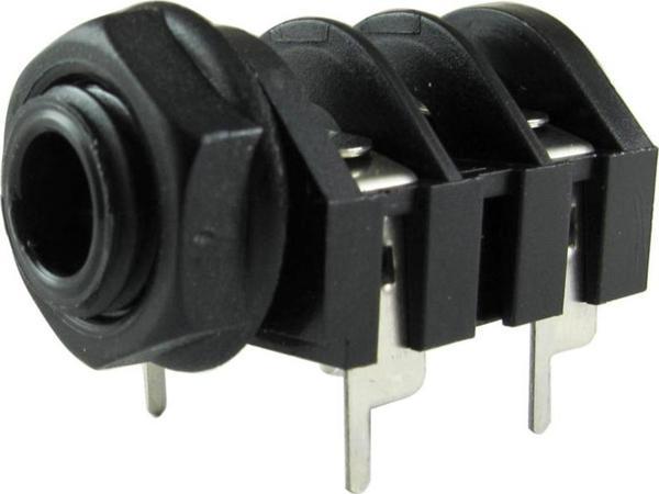 Ayt 6.3 Mm Gitar Jack Mikrofon Şase Yatık Mono Jack Soket Girişi - Image 1