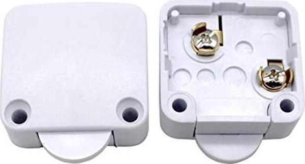 Ayt Ters Kapak Switch Sıva Üstü Dolap Kapak Düğmesi Butonu Otomatik Işık Bas Bırak Buton IC-187E - Image 1