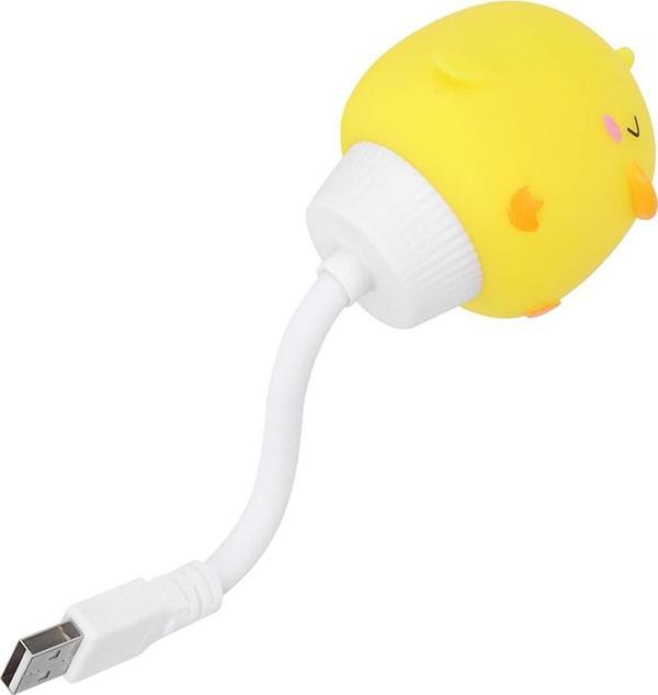 Powermaster Esnek USB li Bebek Çocuk Odası Gece Lambası Sarı Işık Taşınabilir - Image 1