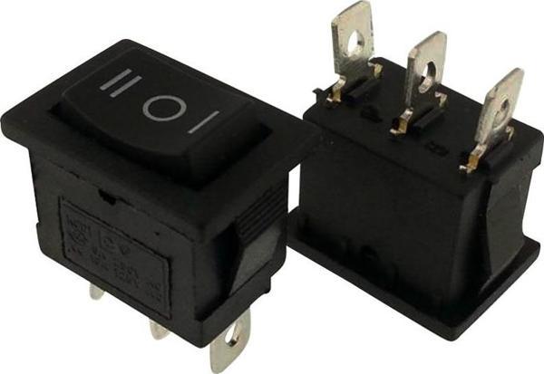 MİNİ IŞIKSIZ 3 KONUMLU ON-OFF-ON YÜKSELTİCİ ANAHTARI (IC-123A) - Image 1