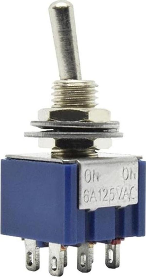 Ayt IC-144 On On Ø6Mm Toggle Switch Buton 2 Kademeli 32mm MTS-202 - Image 1