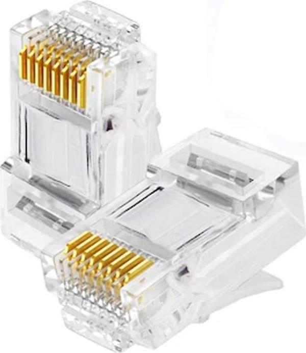 Powermaster 10 Pin Ethernet Soket Rj45 10P 10C İnternet Kablosu Soketi - Image 1