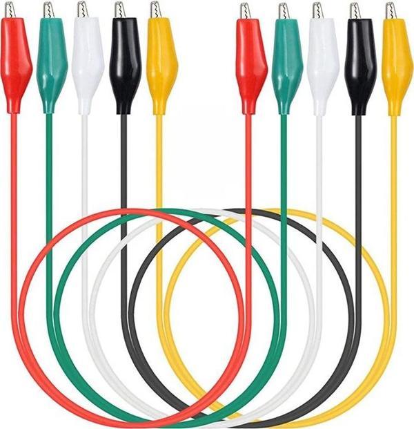 Powermaster Pm-7392 Kablolu Krokodil Akü Maşası Ucu Renkli 10 Lu - Image 1