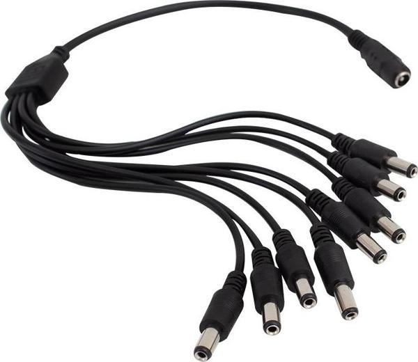 Powermaster Power Dişi To 8 Erkek Power Kablo Adaptör Ucu Çoklayıcı Güvenlik Kamerası Enerji Kablosu - Image 1