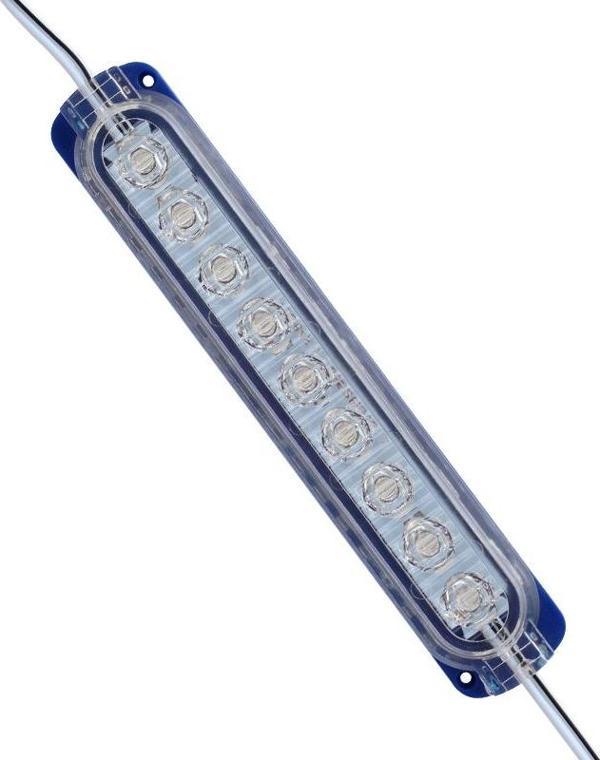 POWERMASTER MODÜL LED 24V 2.4W TEK RENK MAVİ 14X32.5 MM 2835 - Image 1