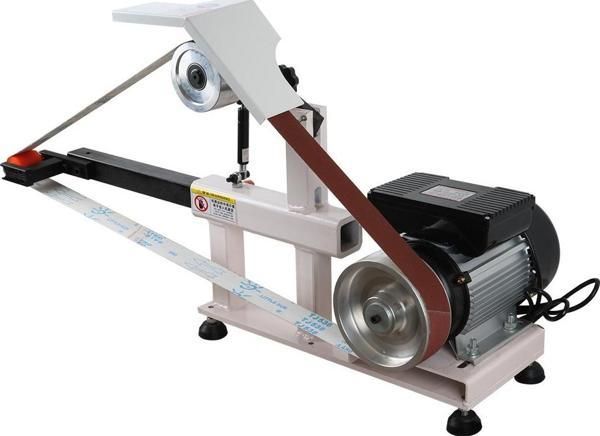Powermaster Zımpara Polisaj Makinesi Endüstriyel Sanayi Tipi Şerit Zımpara Makinesı 2200 Watt 6 Cm Zımpara Genişliği - Image 1