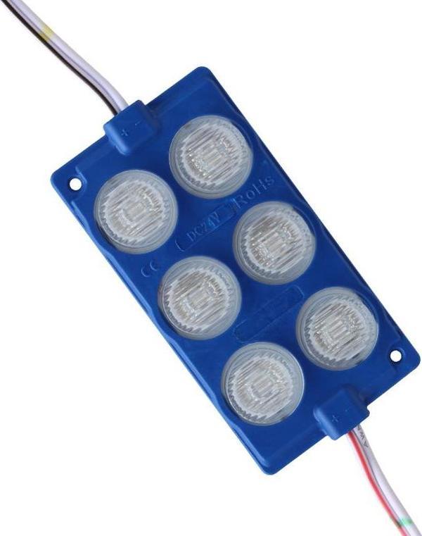 POWERMASTER MODÜL LED 24V 3W MAVİ 75X40 MM 3030 - Image 1