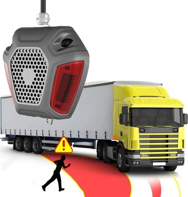 Powermaster Pm-21671 Tır Kamyon Kör Nokta Uyarı Ve Acil Aydınlatma Sistemi Sensörsüz Türkçe Sesli Kör Nokta Uyarıcı - Image 1