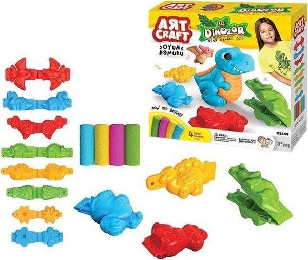Dede 3d Dinozor Hamur Set 200 Gr.  - Image 1
