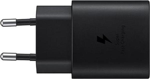 Samsung Galaxy S21 Fe 5G Type-C Fast Şarj Adaptörü 25W Siyah (Samsung Türkiye Garantili) - Image 1