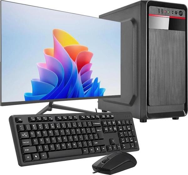 INTEL I3 2N 8GB 240GB SSD 24" Monitörlü Ev ve Ofis Bilgisayarı - Image 1
