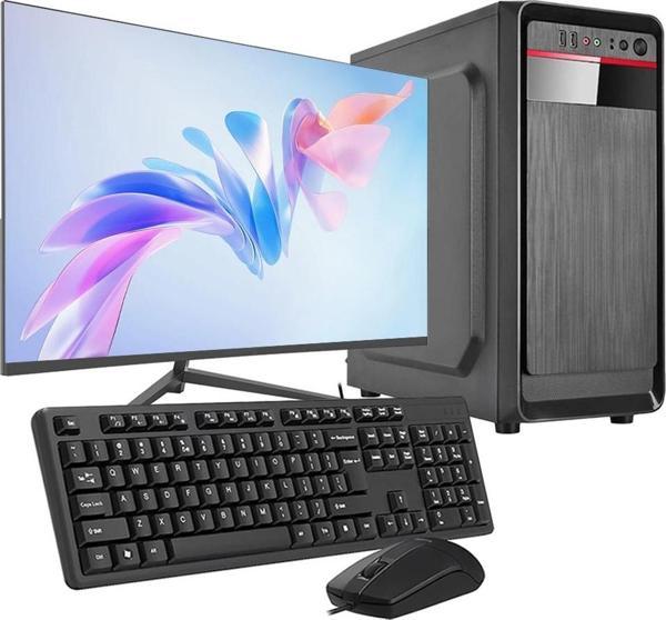 INTEL I3 2N 8GB 480GB SSD 24" Monitörlü Ev ve Ofis Bilgisayarı - Image 1