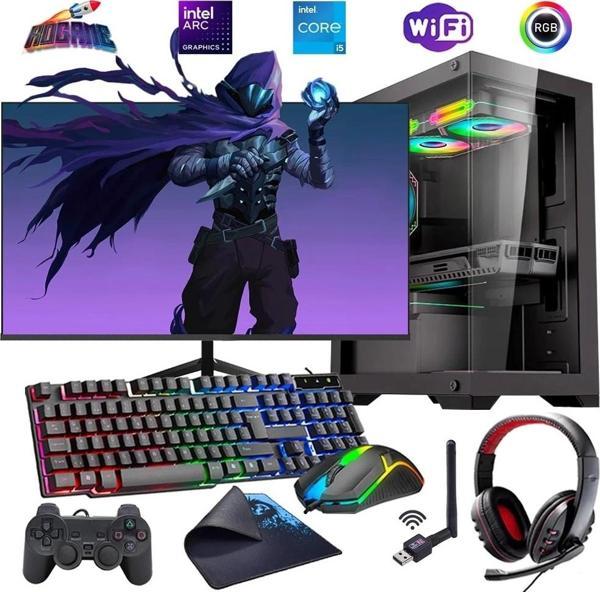 I5 14400F 16GB DDR4 480SSD 12GB ARC B580 27" 165Hz Mon. Oyun Bilgisayarı (Gaming SET) - Image 1