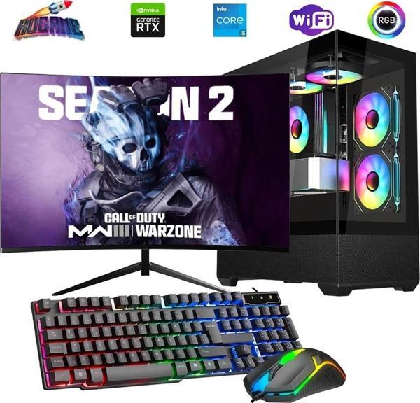 I5 14400F 16GB DDR4 512GB M2 12GB RTX4070 24" 100Hz Mon. Oyun Bilgisayarı - Image 1