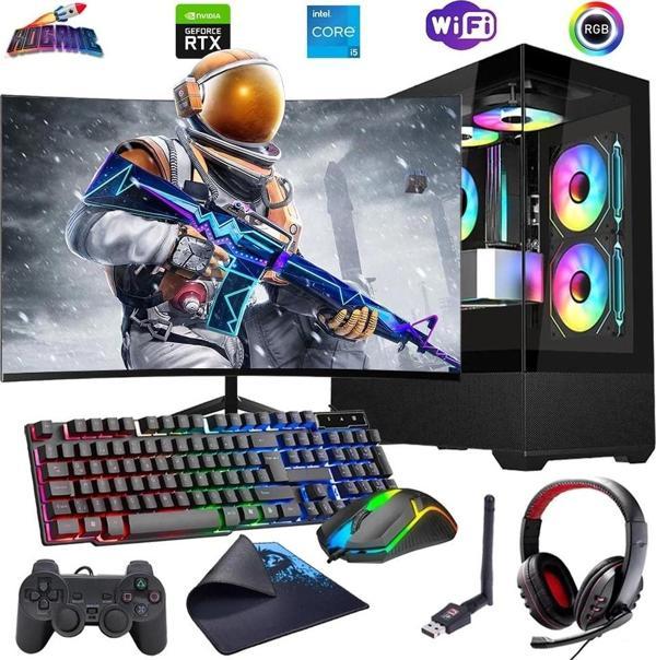 I5 14400F 16GB DDR4 512GB M2 12GB RTX4070 24" 100Hz Mon. Oyun Bilgisayarı (Gaming SET) - Image 1