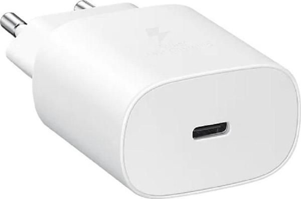 Samsung Galaxy S22 5G Type-C Fast Şarj Adaptörü 25W Beyaz (Samsung Türkiye Garantili) - Image 1