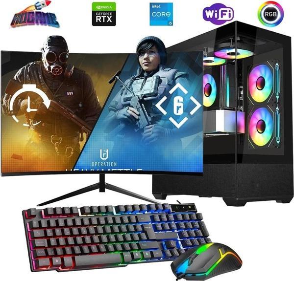 I5 14400F 32GB DDR4 1TB M2 8GB RTX4060 24" 100Hz Mon. Oyun Bilgisayarı - Image 1