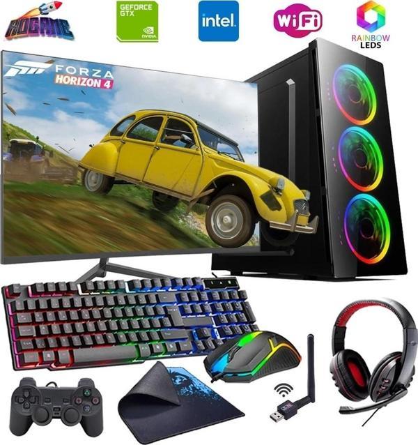 INTEL I5 4N 16GB 1TB SSD 4GB GTX1050TI 24" Monitörlü Oyun Bilgisayarı (Gaming SET) - Image 1