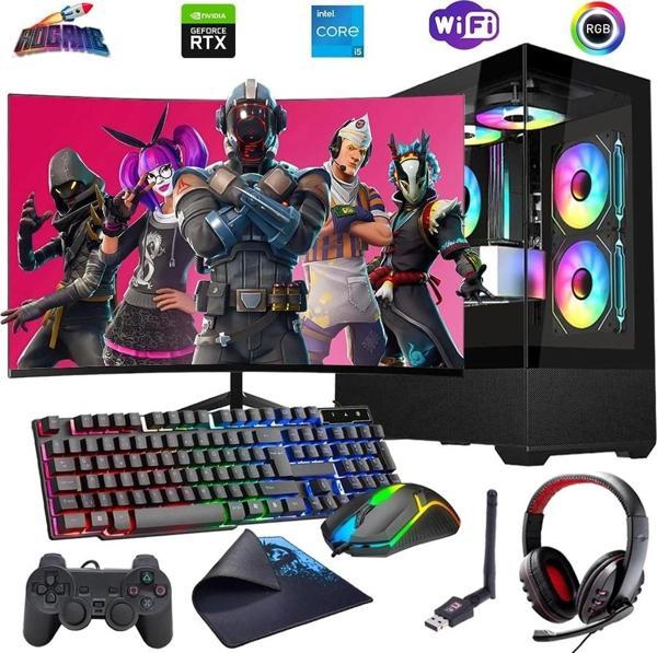 I5 13400F 16GB DDR4 512GB M2 8GB RTX4060 24" 100Hz Mon. Oyun Bilgisayarı (Gaming SET) - Image 1