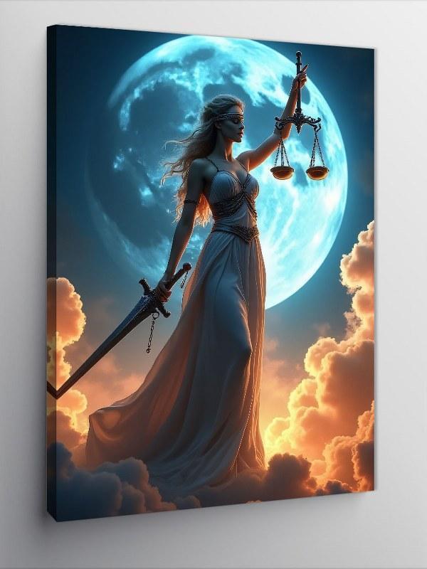 Kanvas Tablo Adaletin Kadını - Image 1