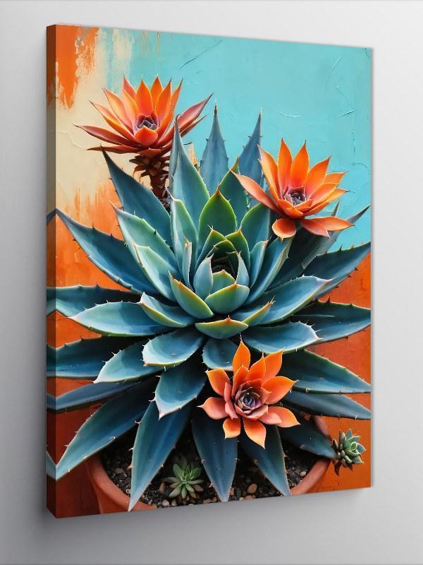 Kanvas Tablo Büyük Agave Bitkisi - Image 1