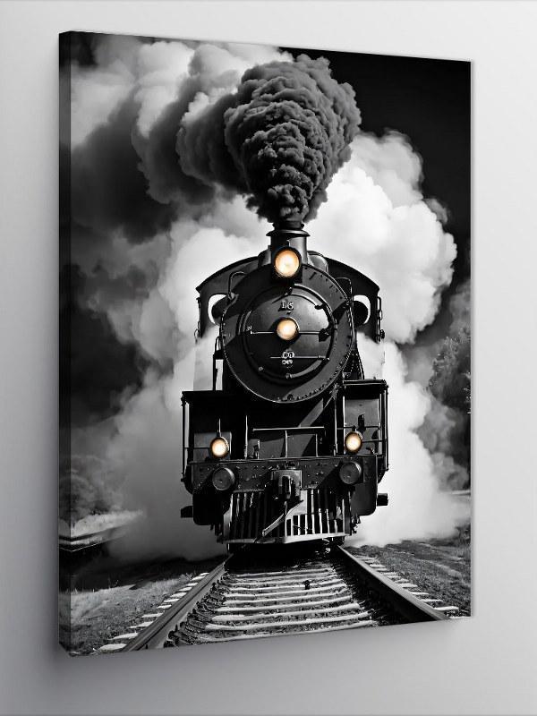 Kanvas Tablo Buharlı Tren Yolu - Image 1