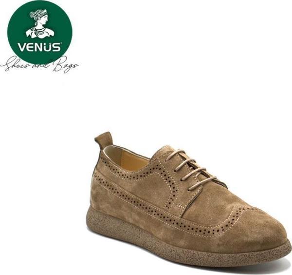 VENÜS 23070002K YUMUŞAK NUBUK DERİ MASKÜLEN KADIN AYAKKABI - Image 1