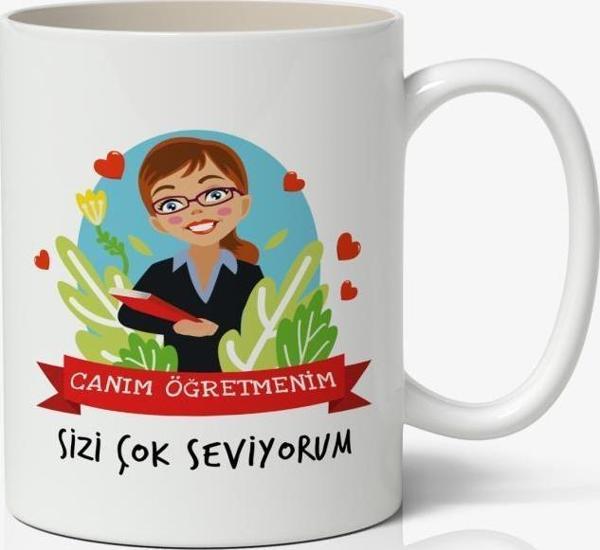 24 Kasım Öğretmenler Günü Tasarımlı Kupa Bardak Baskılı Kahve Kupa Bardak Model 20 - Image 1