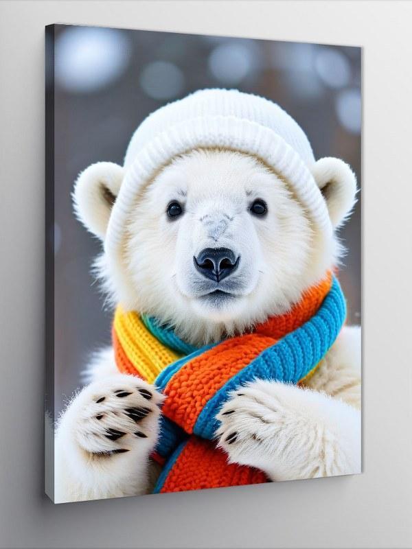 Kanvas Tablo Polar Ayı Şıklığı - Image 1